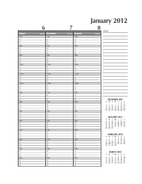 wirebound 8 x 11 weekly appointment calendar